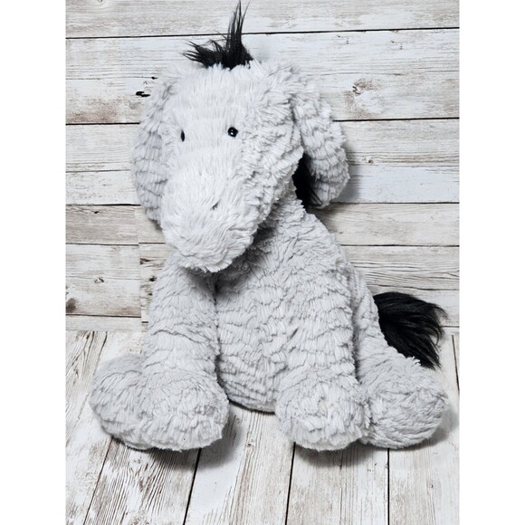 Jellycat London Fuddlewuddle Donkey Plush Stuffed Animal Toy Retired Rare 9" Toy - Picture 9 of 10